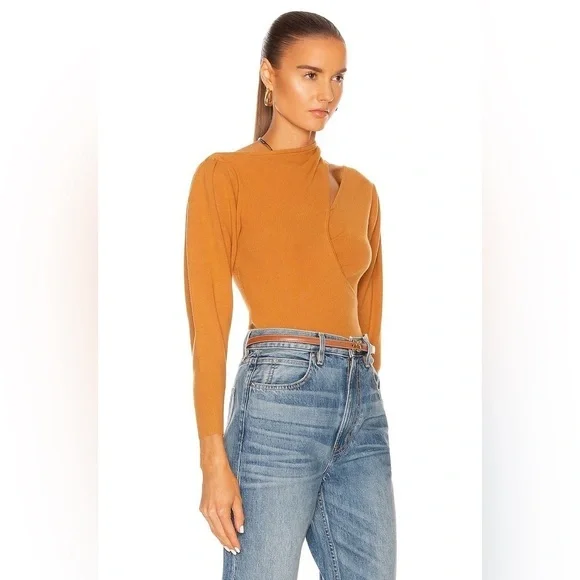 A.L.C. Addison Top in Cashew, Size S - Picture 2 of 10